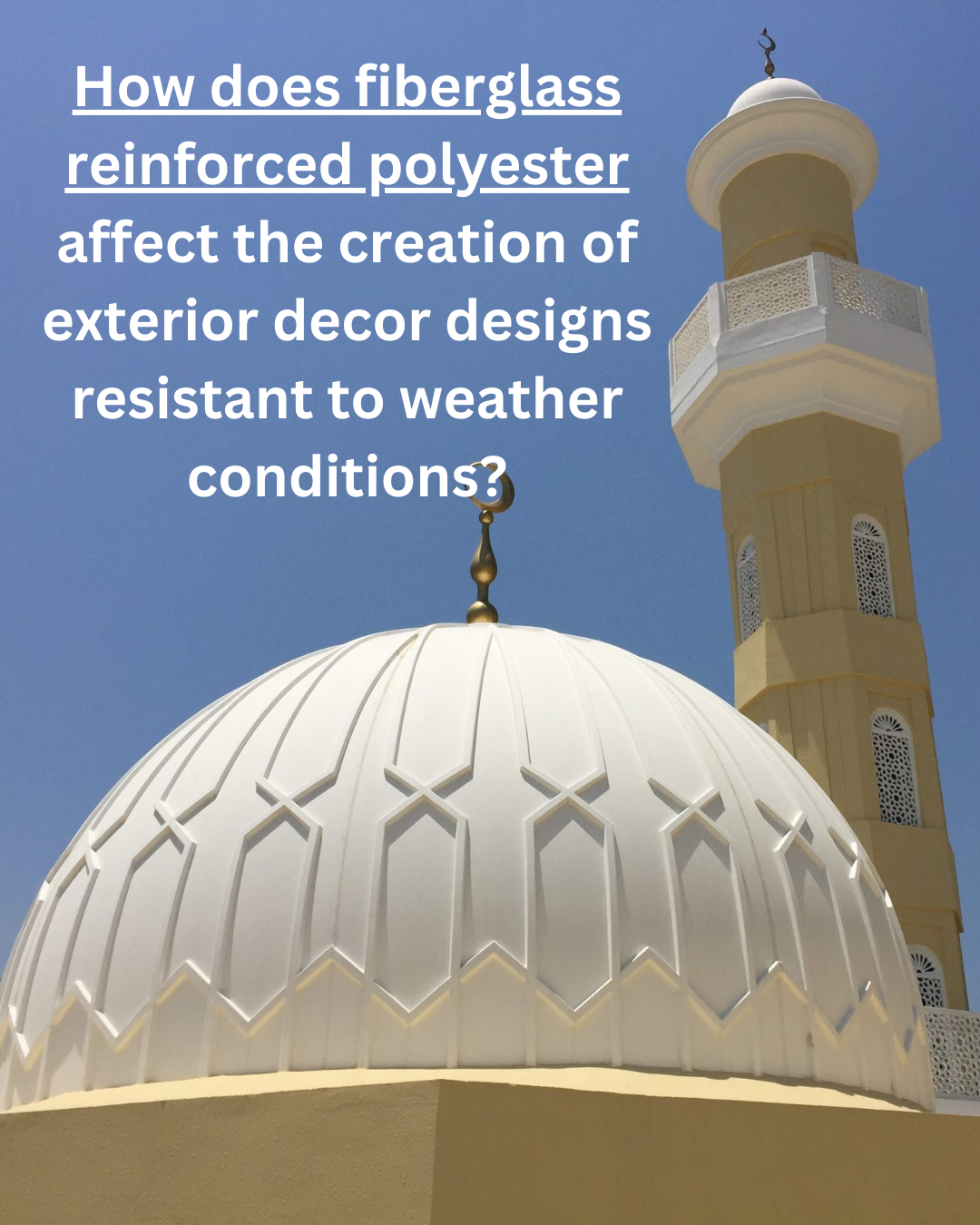 GRP decorations and cladding GRP decorations and cladding