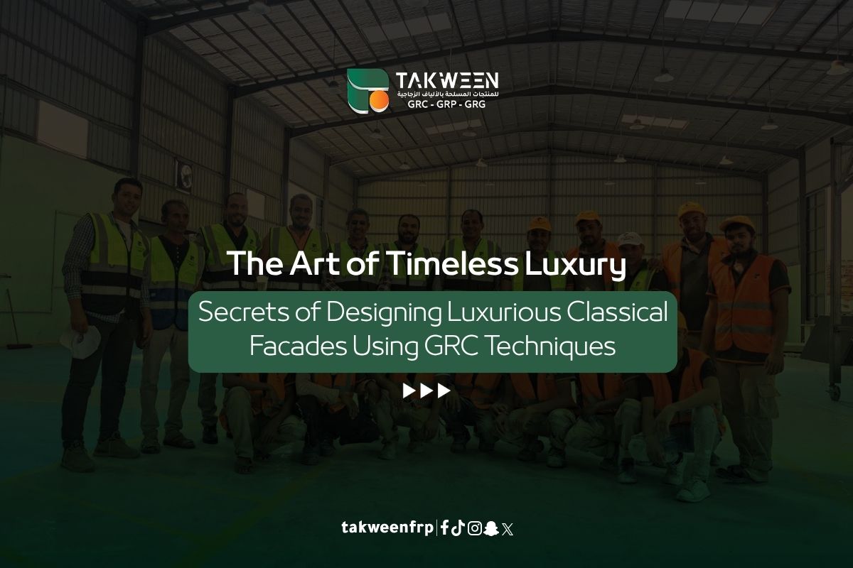 Timeless Art of Luxury: Secrets of Designing Luxurious Classical Facades Using GRC Techniques 1 Takween Industry Classical Facades